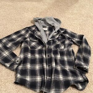 Ci Sono  Plaid Collections Flannel Top